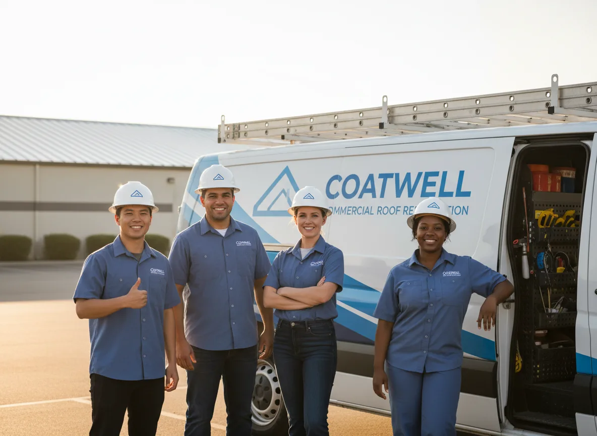 Commercial roof coating company in Wilson, WI